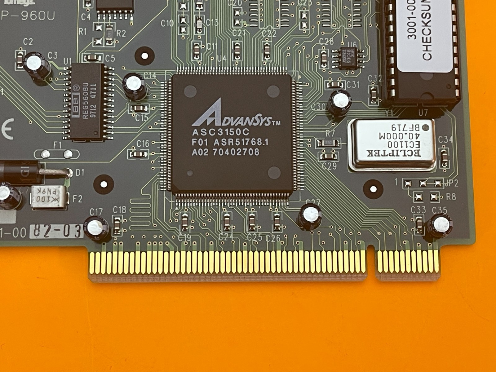 IOMEGA ABP960U PCI JAZ JET ULTRA SCSI CARD PREOWNED VINTAGE SEE DESCRIPTION***