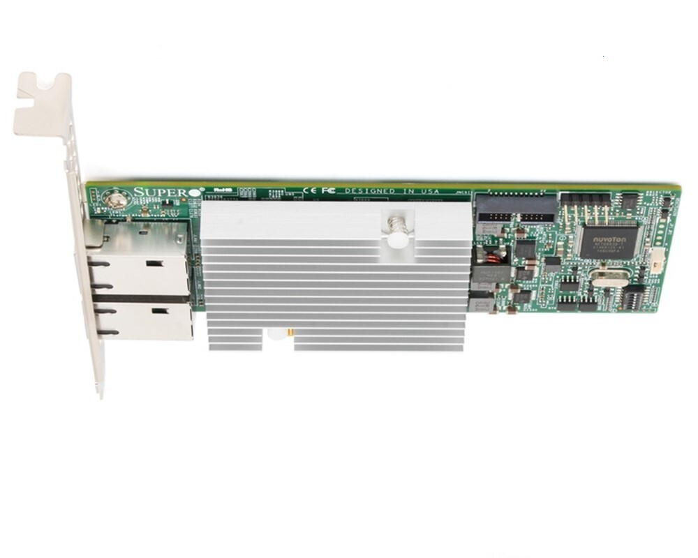 Supermicro 10Gb Dual Port Ethernet LAN PCI-E Adapter Intel X550 Network Card