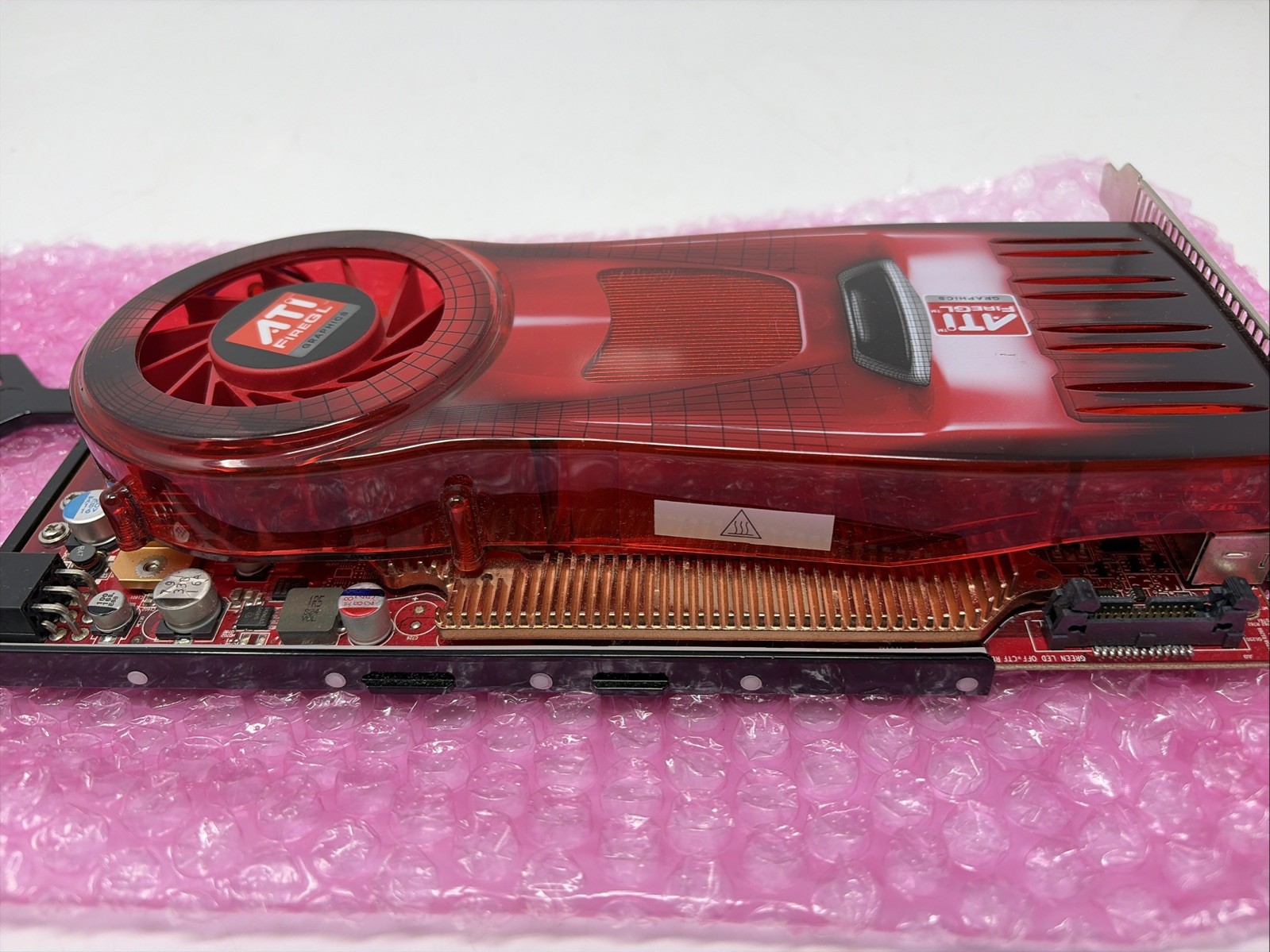 Ati FireGL V7700 512MB PCIe DVI DP S.VIDEO 6PIN Works Great NOS