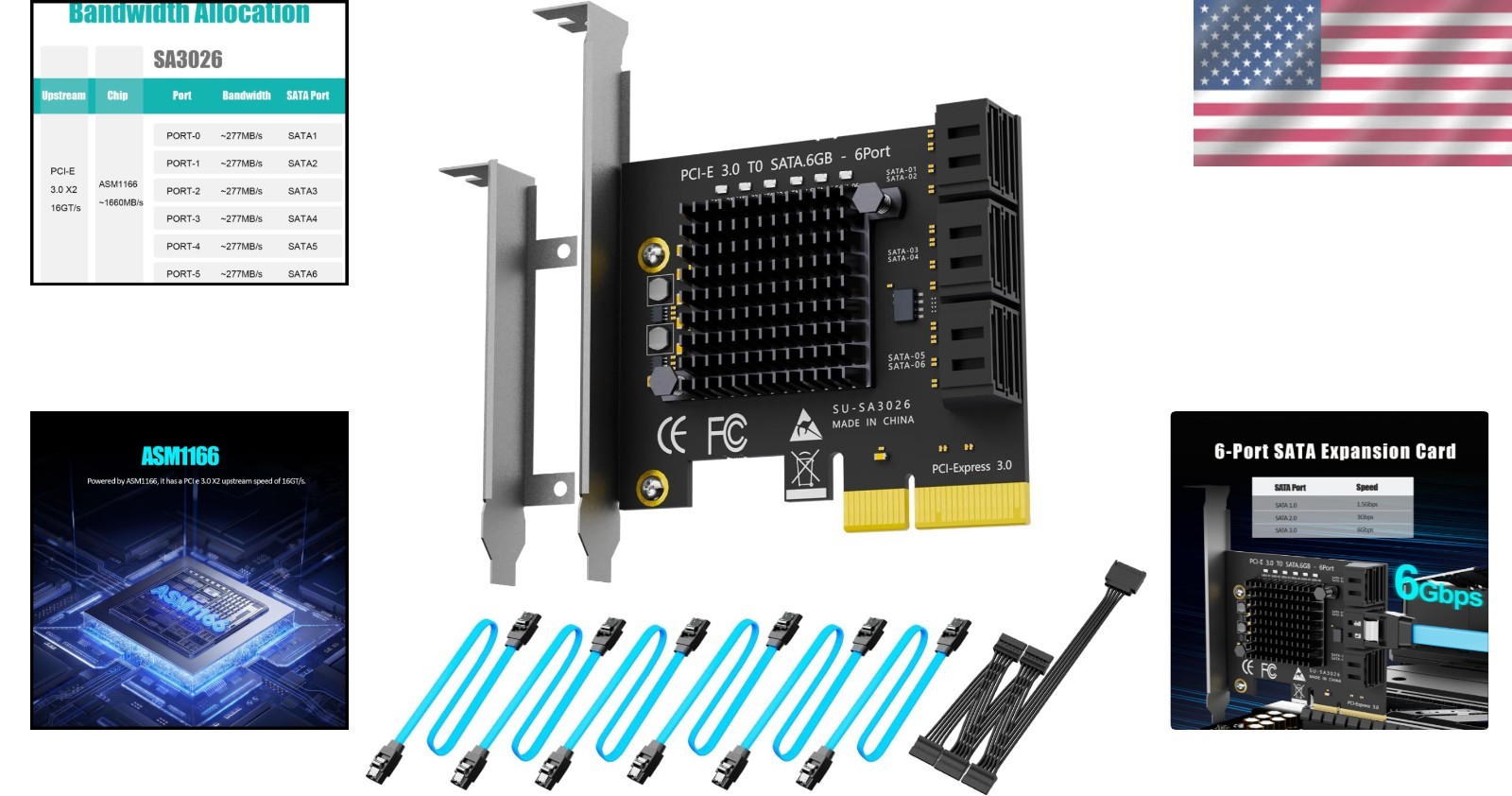 Plug-and-Play SATA III Card for Easy Installation