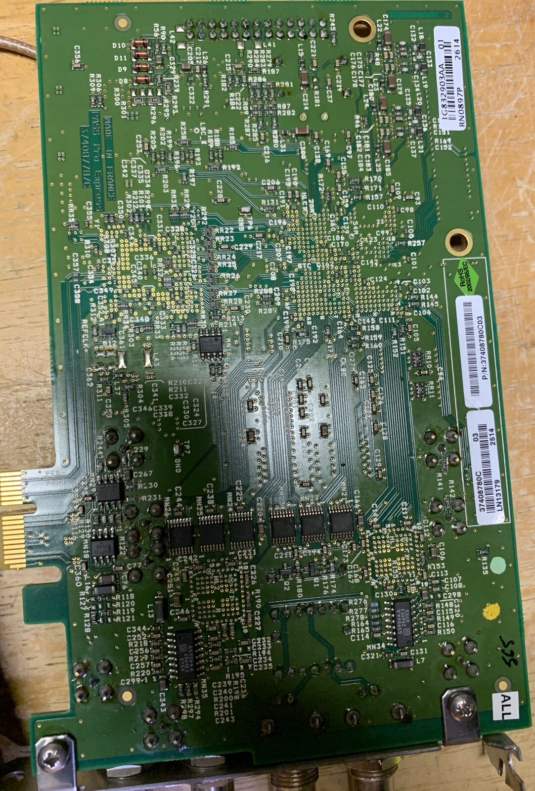 Grass Valley Pass Pro Express 37408780C02 30408778/C Cards