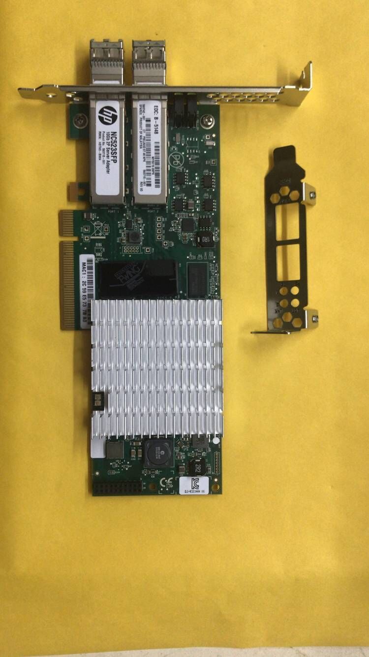 HP NC523SFP Dual Port 10GbE 593742-001 593715-001 Adapter 1*5M + 1*SFP+ module