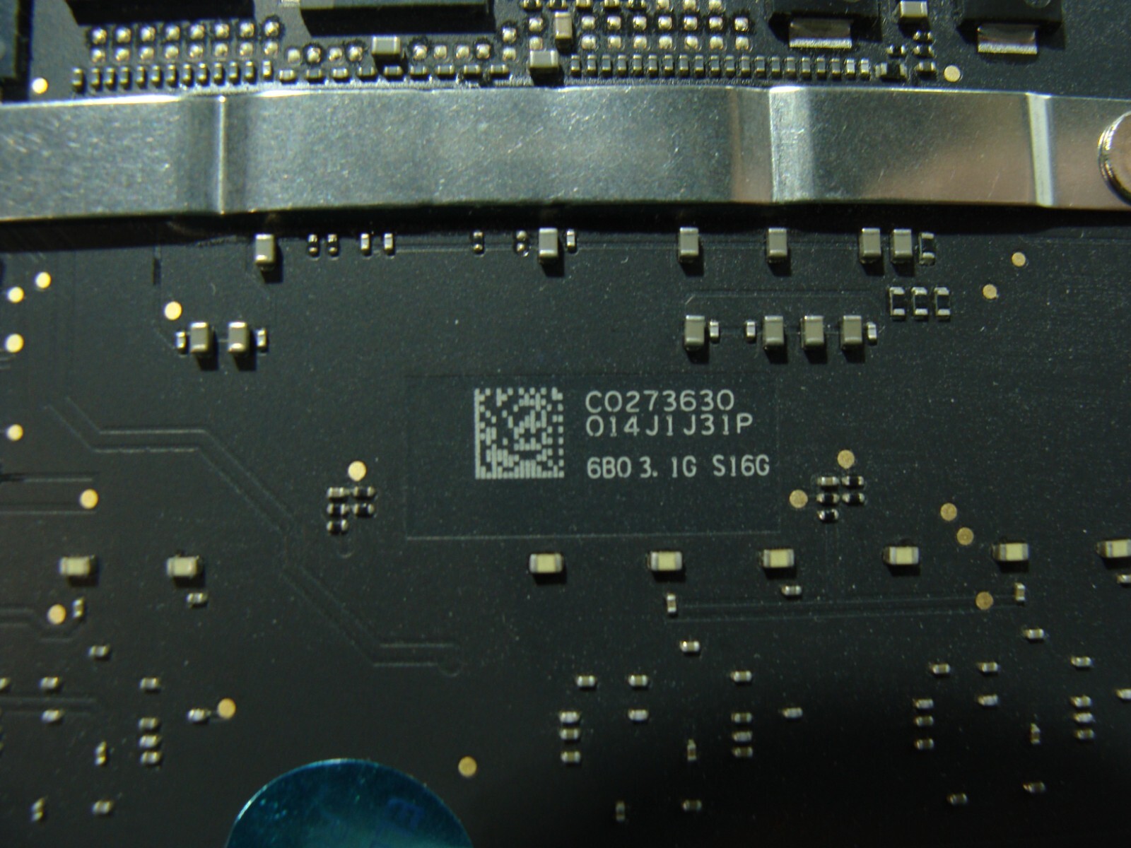 MacBook Pro 15″ A1707 2017 MPTR2LL i7 3.1GHz 16/256GB 555 Logic Board 661-7386