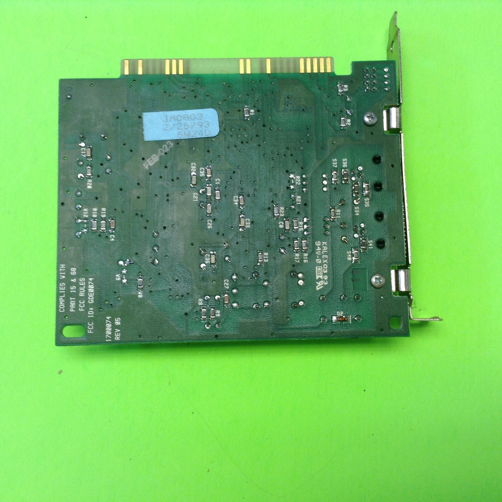 Tandy Desktop Computer Input Board GDE0074 GDEUSA-73288-MD-E MB2210