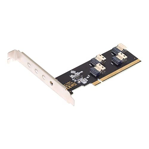 PCIe 3.0/4.0 X16 to 4 Port SFF-8654 4i PCI Express PCI-E X16 – 4 SFF-8654 4i