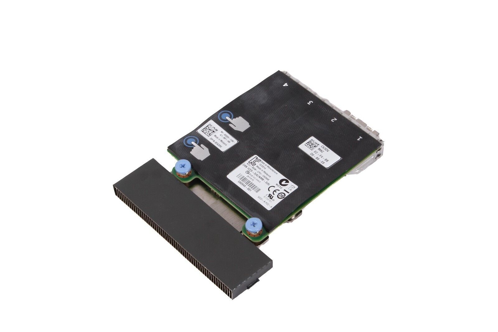 Dell Intel X520 2x 10GbE SFP 2x 1Gb I350 Ethernet Network Daughter Card 0C63DV