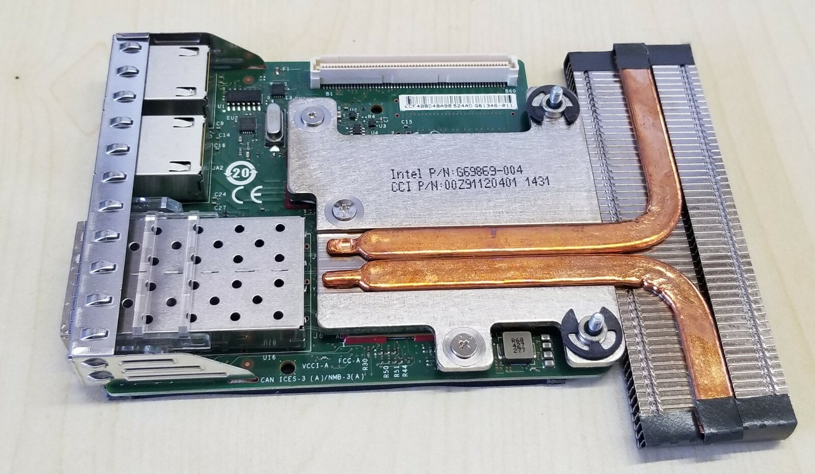 Dell C63DV 4-port 10GbE PCIe Ethernet Network Daughter Card