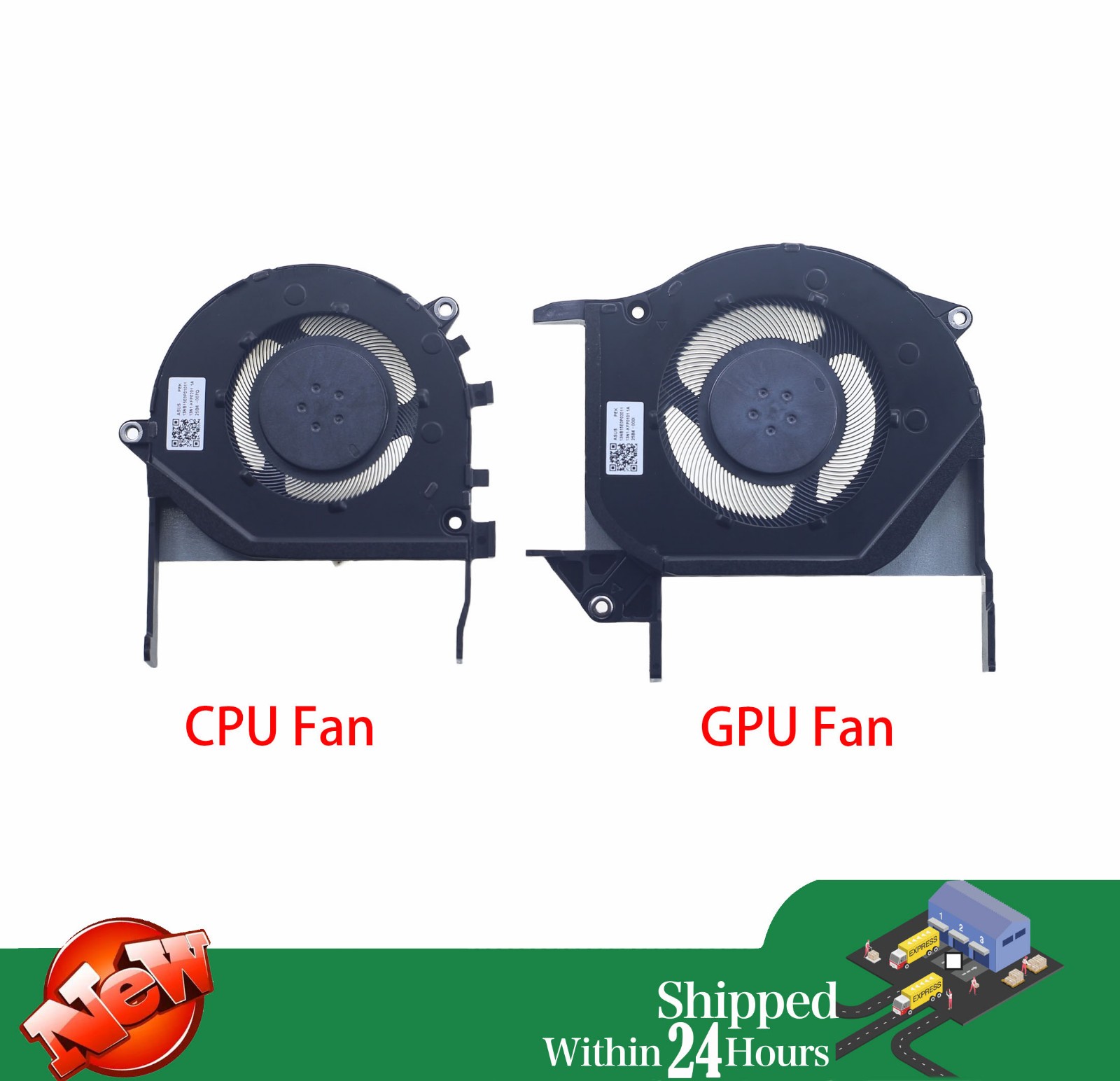 Laptop CPU GPU Cooling Fan For ASUS Vivobook Pro 15 OLED N6506M Q533MJ