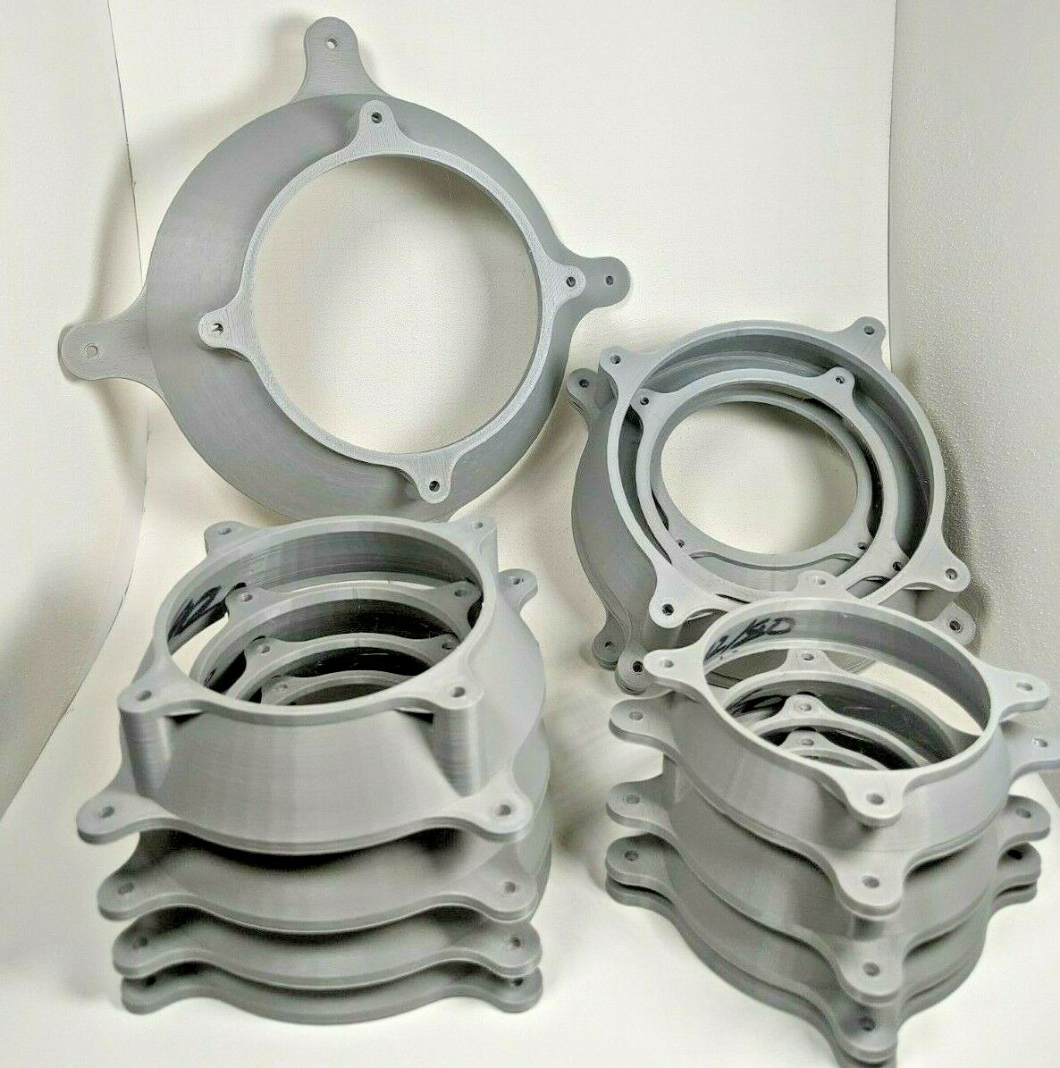 Various Sizes Fan Adapters Flow Converter PC Mod Custom Panel Hose Mount Flange