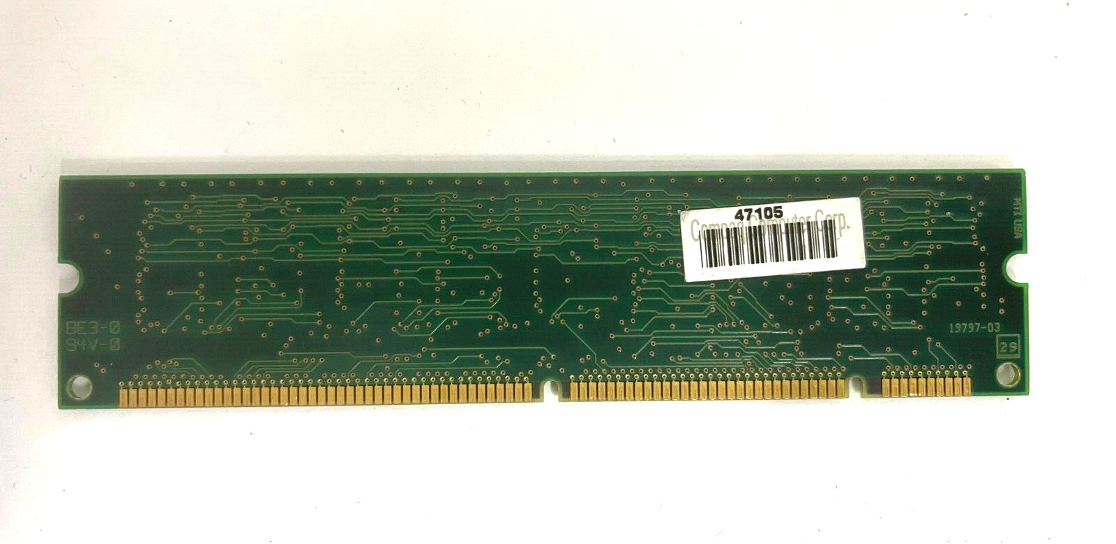 VINTAGE TESTED COMPAQ MTBLSDT264AG-66CL2 16 MEG 168 PIN DIMM USOFF2-MEM2BX1