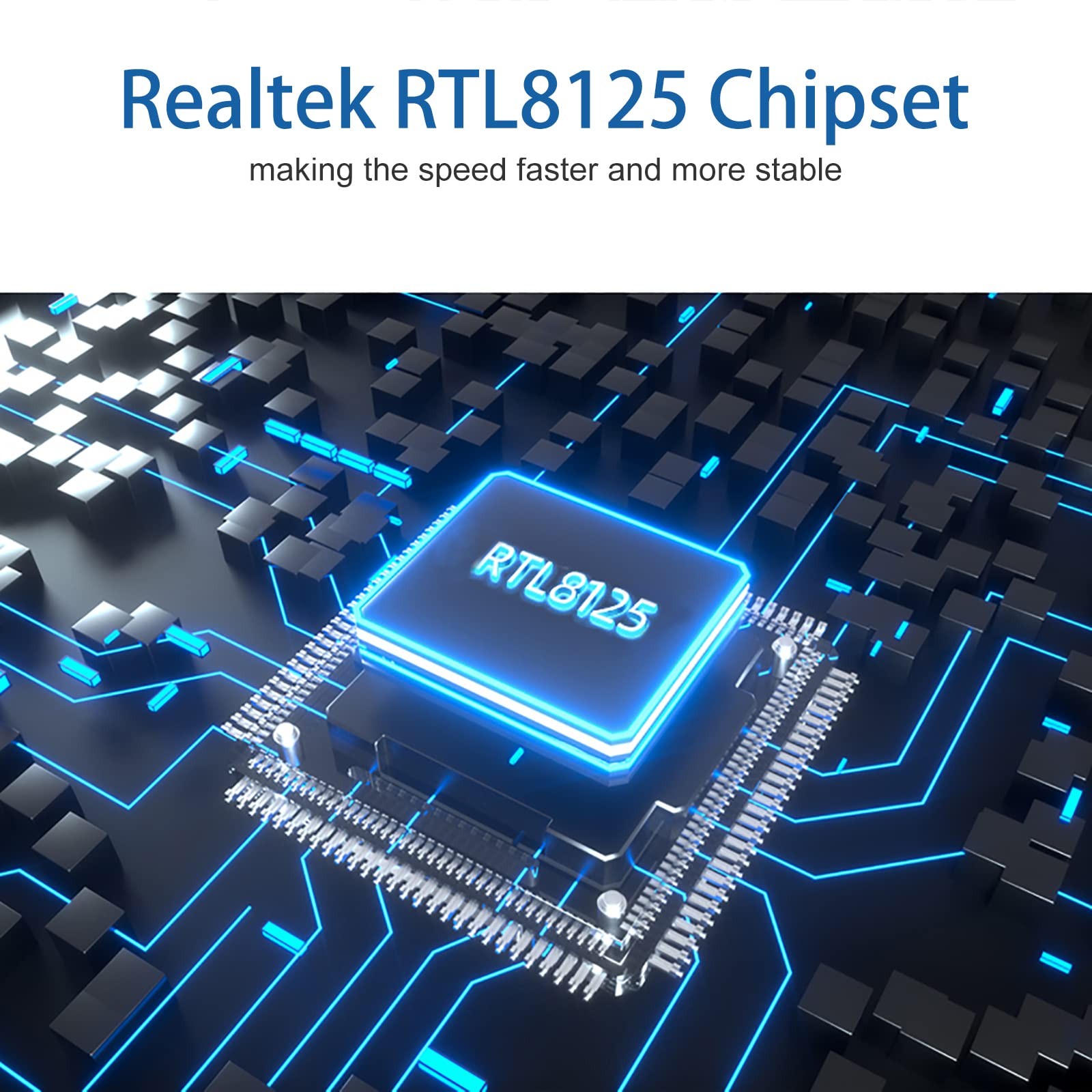 H!Fiber 2.5Gbase-T PCIe NIC with Realtek RTL8125 Chip, 2.5Gb Network Card, 25…