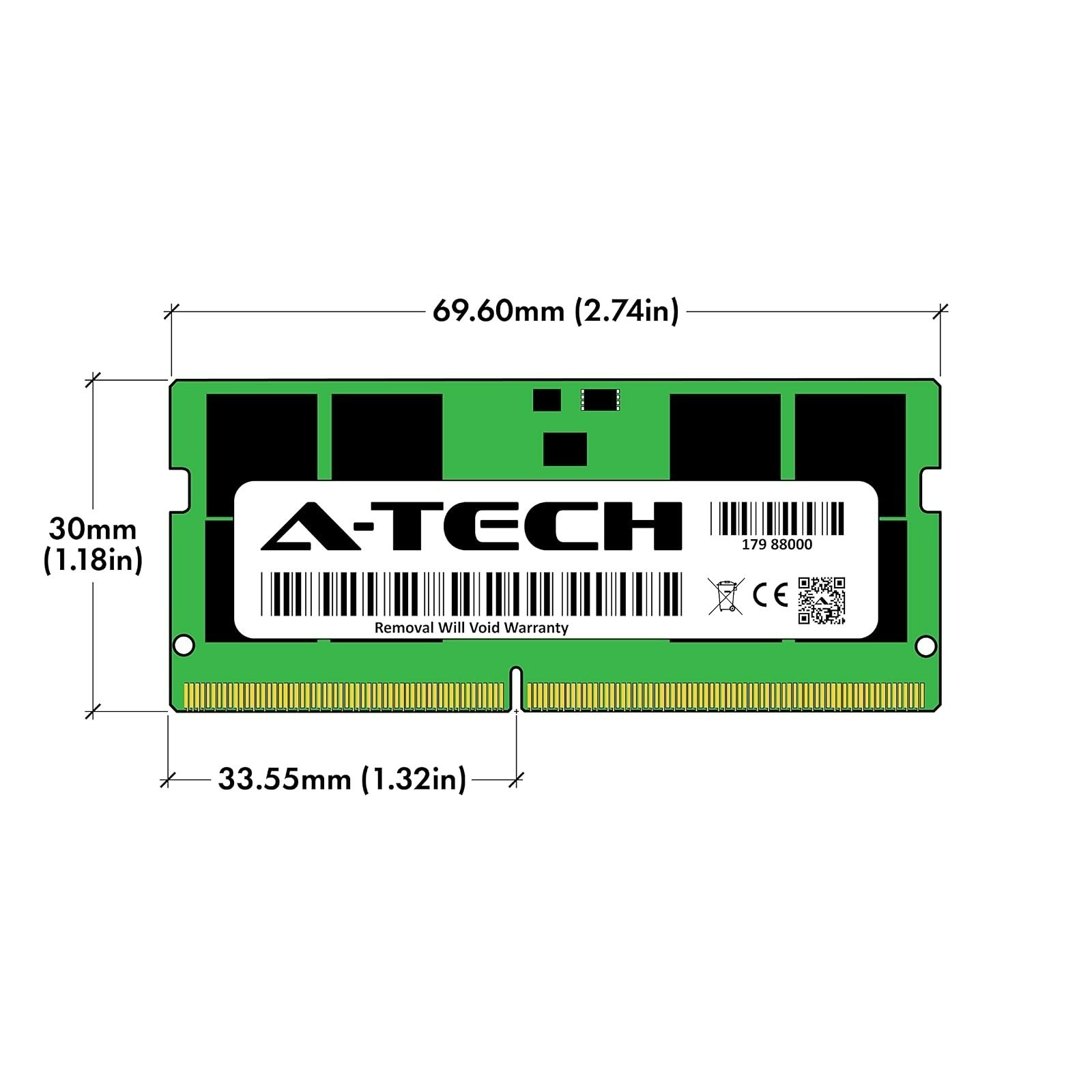 16GB DDR5 5600MHz SO-DIMM Laptop RAM Memory Module