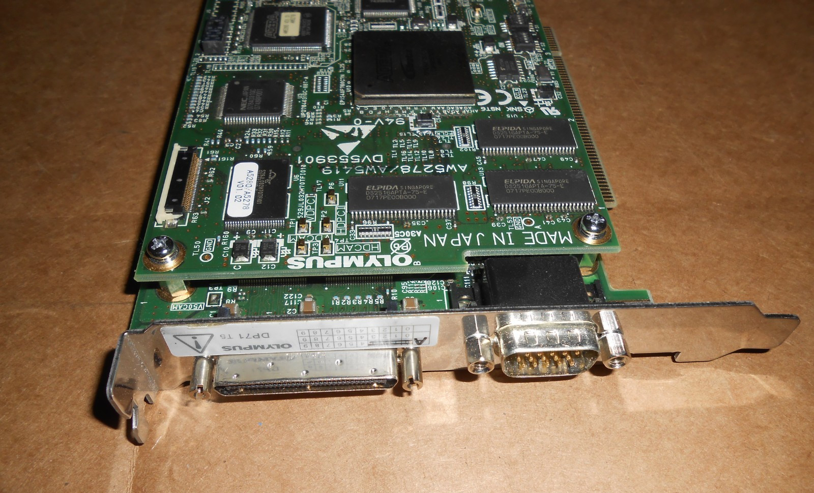 Olympus DP71 T5 PCI Interface Card for Microscope Camera AW5278/AW5419 DV553901
