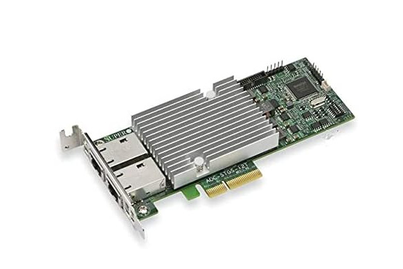 ✅Supermicro Add-on Card AOC-STGS-i2T – Network adapter – PCIe 3.0 x4 low profile