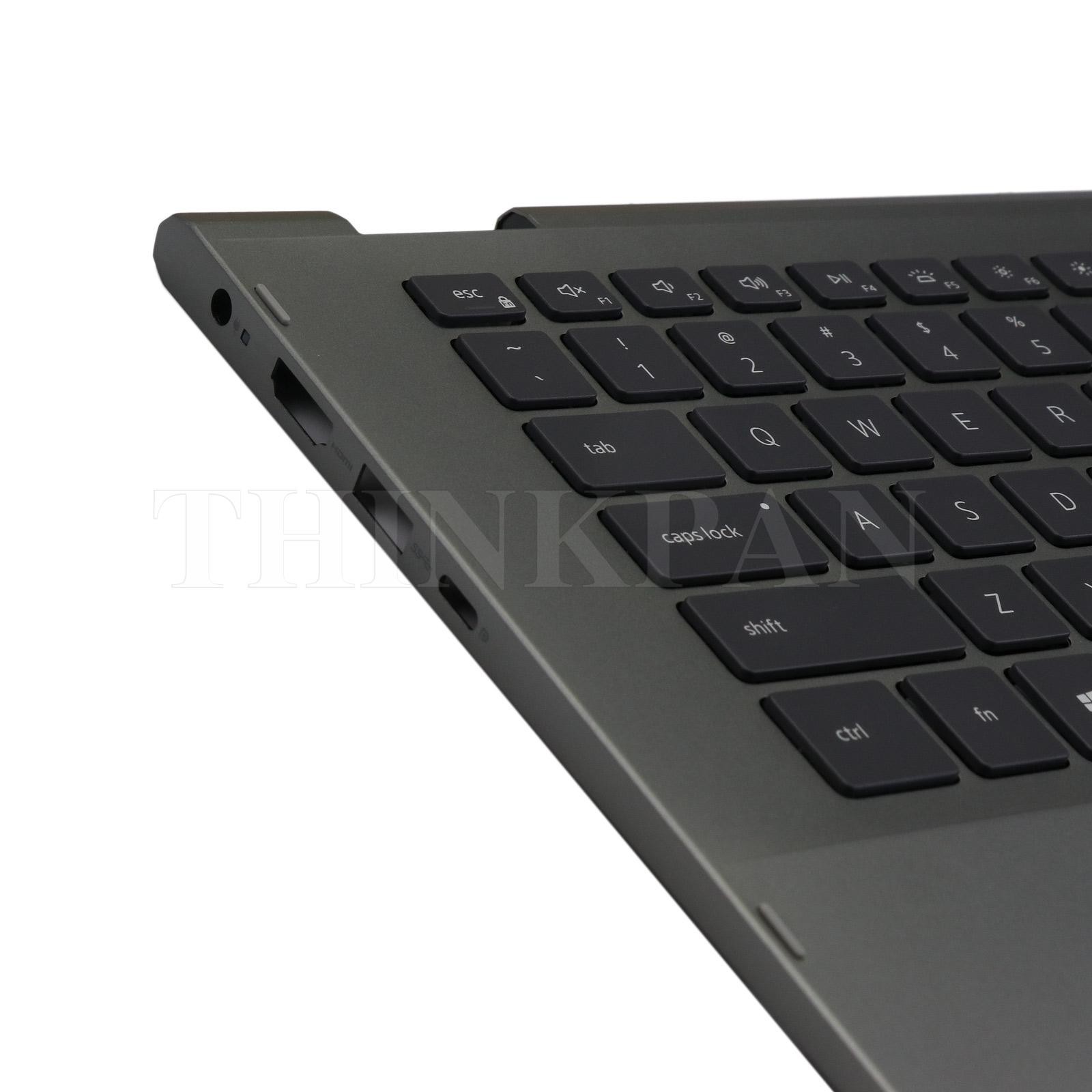 NEW Dell Inspiron 5400 5406 2-in-1 P126G Palmrest w/Backlit Keyboard 0X46H3 US