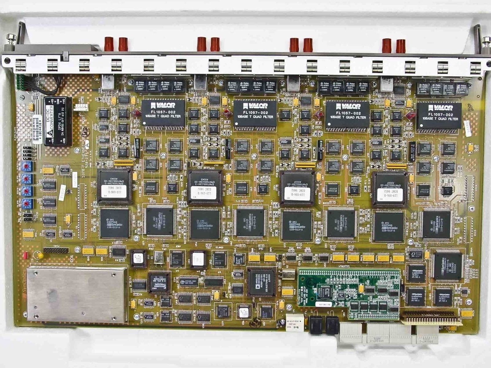 SynOptics Quad Cluster Ethernet Host Board Networking Plug-In Module 5378-F