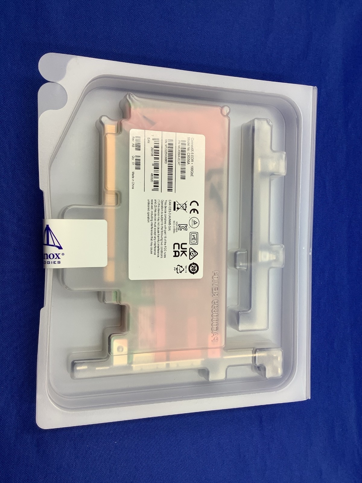 MCX556A-ECAT Mellanox ConnectX-5 VPI Adapter Card EDR IB 100GbE Dual-Port QSFP28