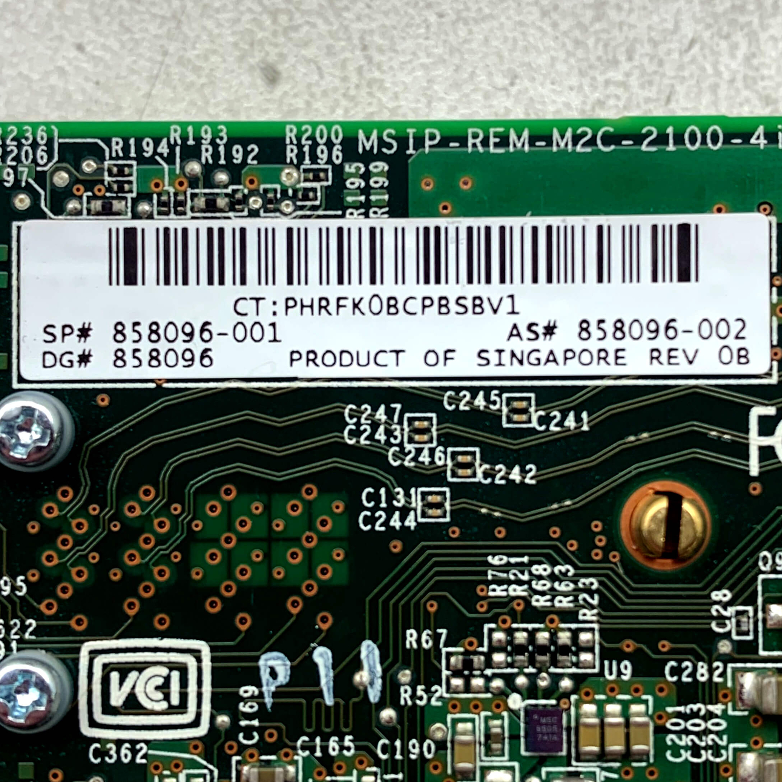 HP Microsemi SmartHBA 2100-4i4e 12Gb/s SAS Host Bus Adapter 858096-001