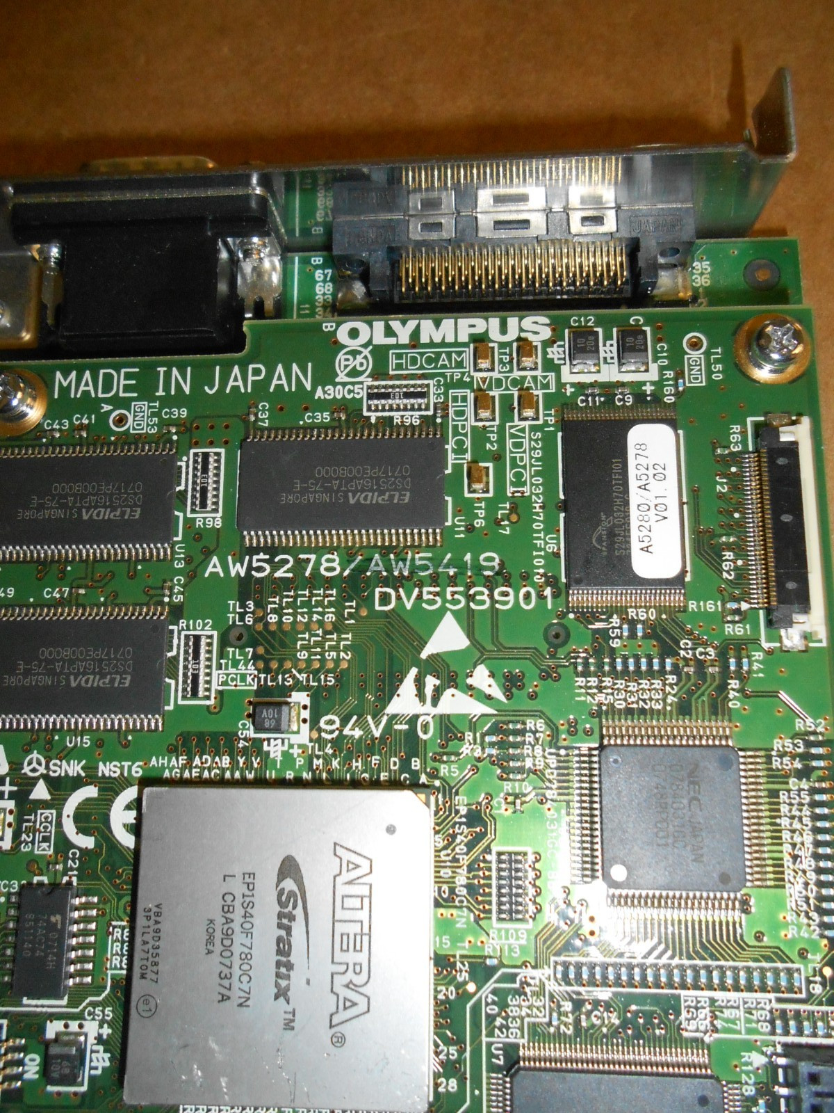 Olympus DP71 T5 PCI Interface Card for Microscope Camera AW5278/AW5419 DV553901