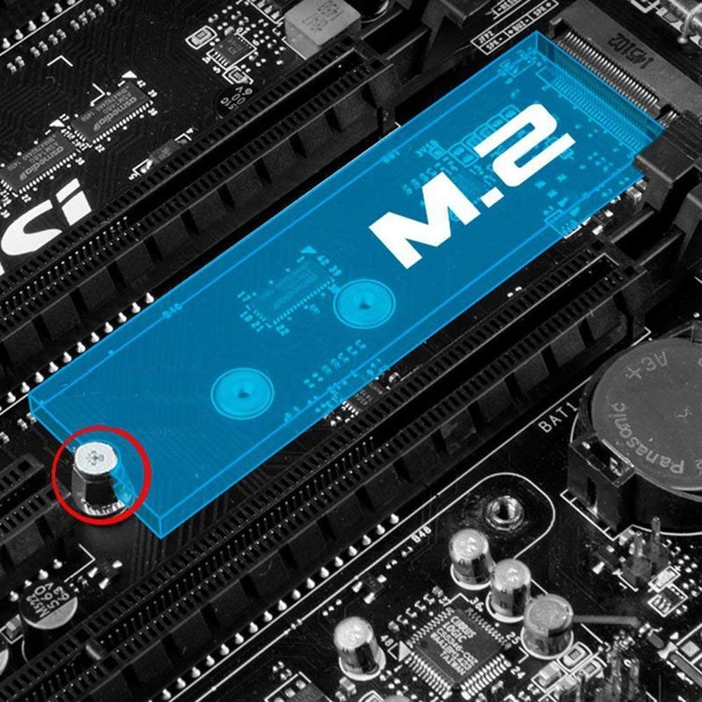 M.2 Screw Kit NVMe Screw M.2 SSD Mounting Kit Compatible ASUS Motherboard NGFF