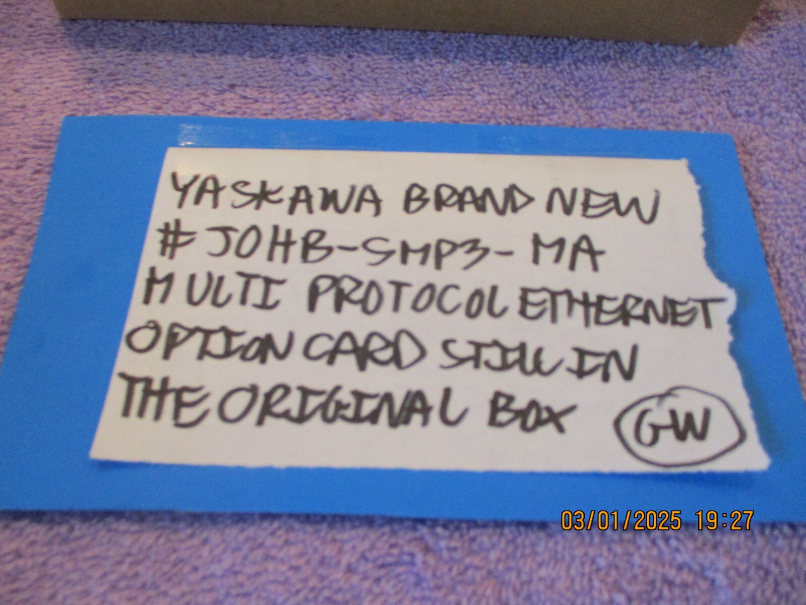 YASKANA # JOHB-SMP3-MA BRAND NEW MULITI PROTOCOL ETHERNET OPTION CARD FREE SHIP