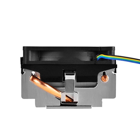 SST-KR01 Low-Profile CPU Cooler 54mm 2x 6mm Heatpipes 80mm PWM Fan