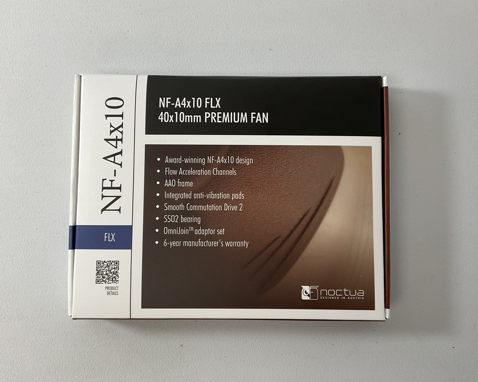 Noctua NF-A4x10 FLX, Premium Quiet Fan, 3-Pin (40x10mm, Brown) – NEW