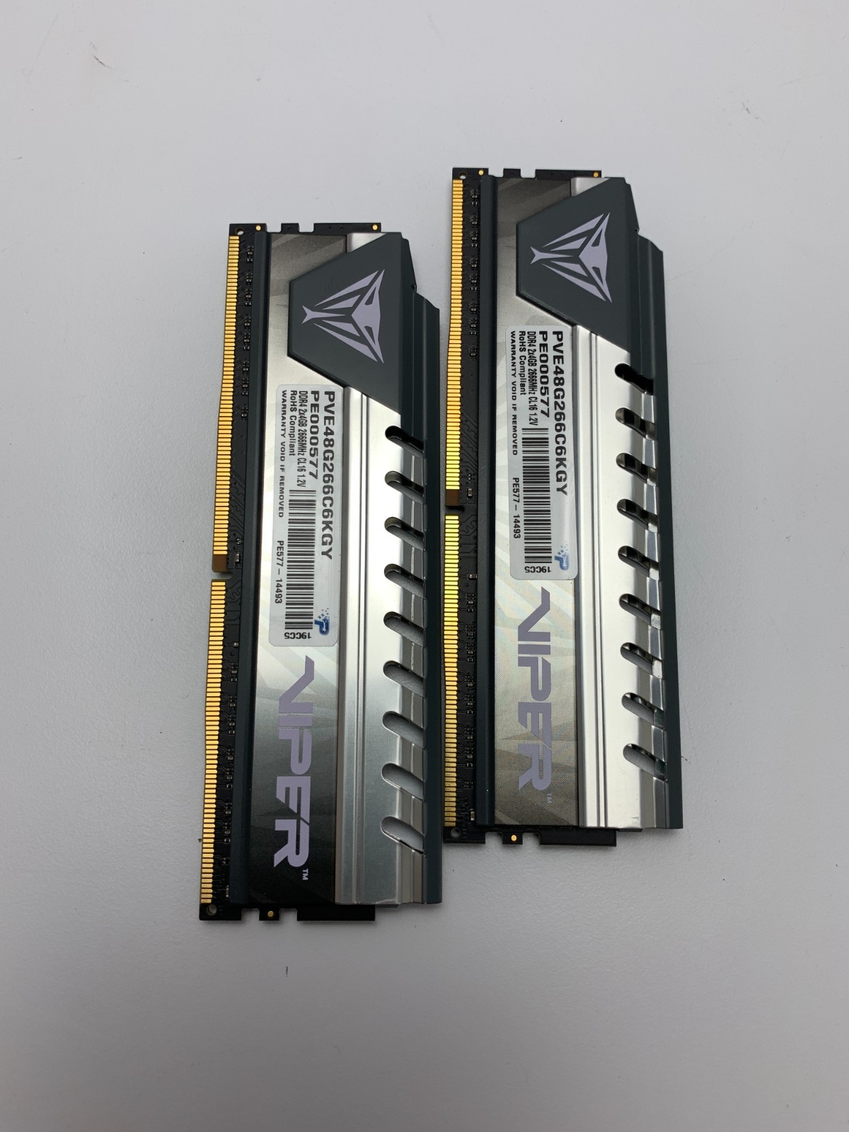 PATRIOT VIPER 2X4GB DDR4 2666MHz RAM