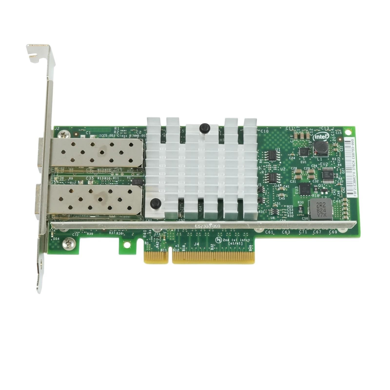 Intel E10G42BTDABLK X520-DA2 10GbE 2-Port SFP+ PCIe 2.0 x8 CNA NIC