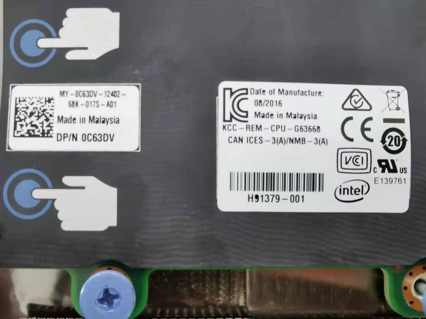 For Dell C63DV X520/+I350 10GB DA/SFP+ 1GB Dual Port Ethernet Card R720 R620