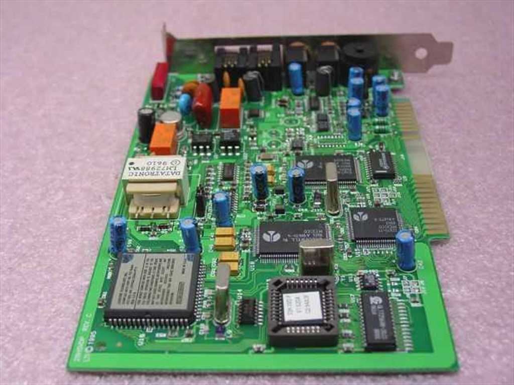 Logicode 16-Bit ISA 28.800bps Internal Fax Modem Card with Audio Ports 28HSVDP