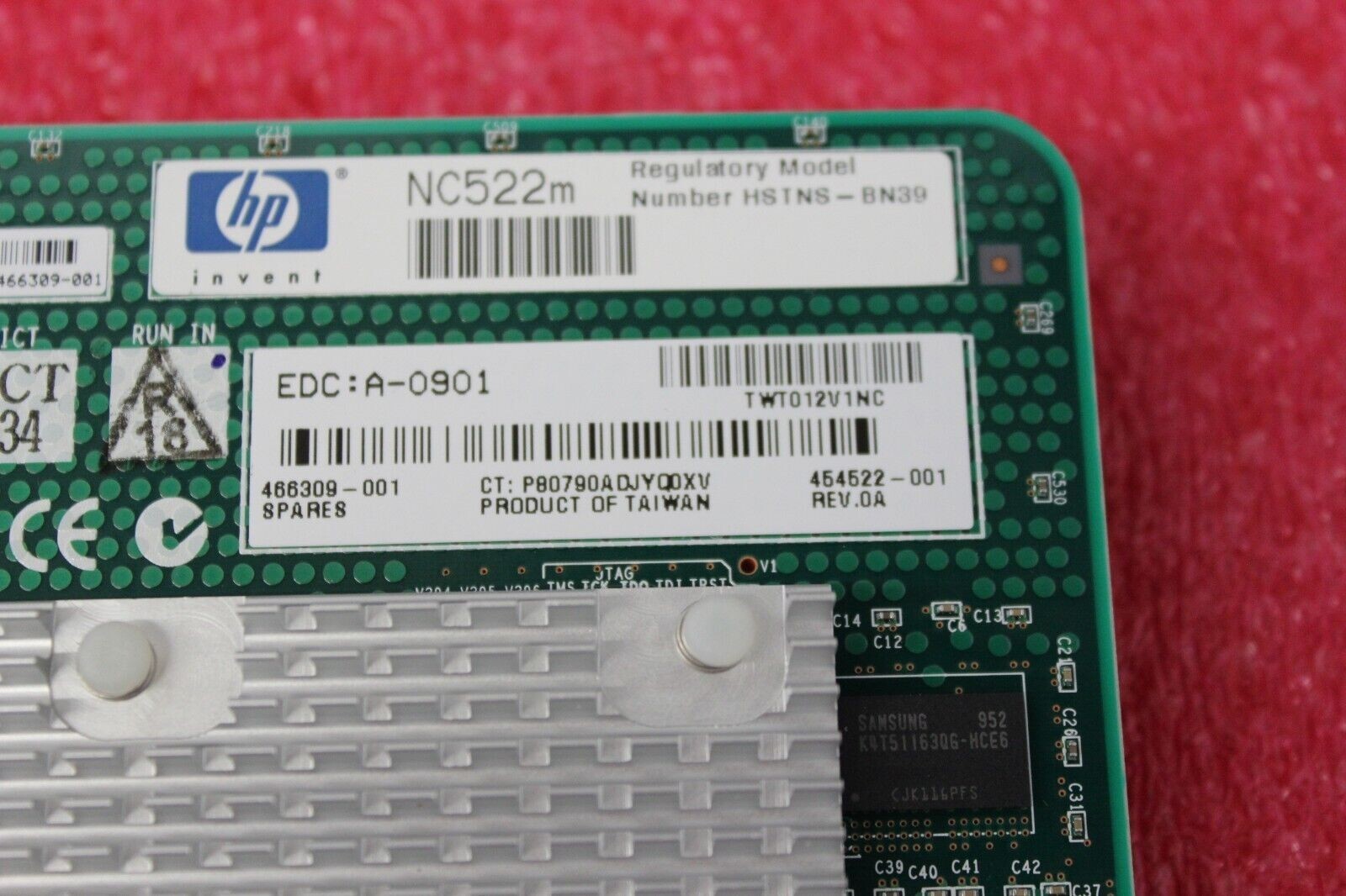 466309-001 HP 10GB NC522M Dual Port Flex adapter 467801-B21