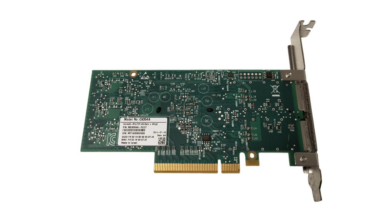 Mellanox CX354A Dual Port 40Gb Network Adapter MCX354A-FCCT Full Height