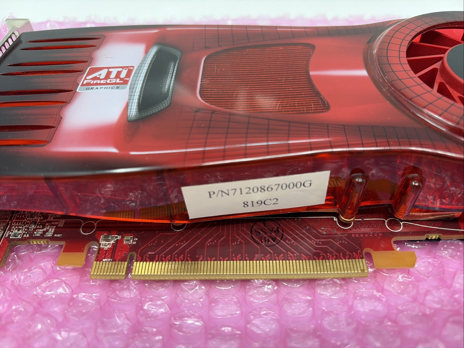 Ati FireGL V7700 512MB PCIe DVI DP S.VIDEO 6PIN Works Great NOS