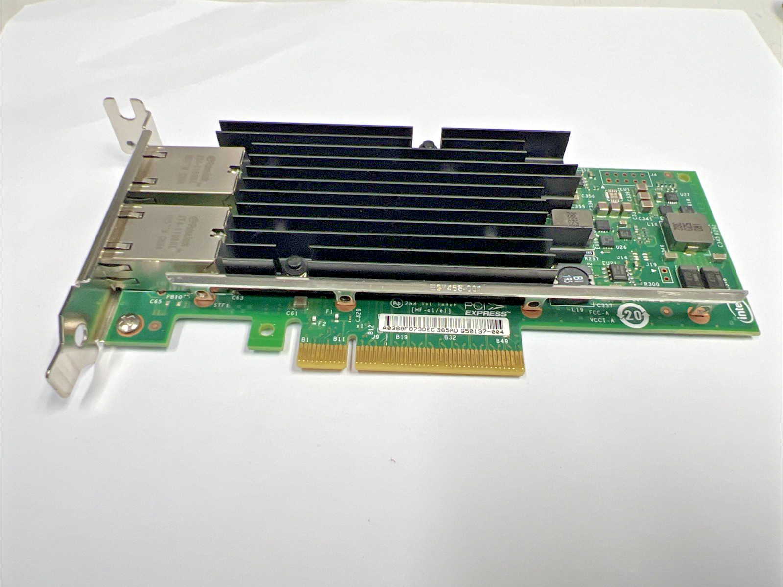🔥 Intel 00JY856/49Y7972 Dual-Port 10GbE Network Adapter Card #