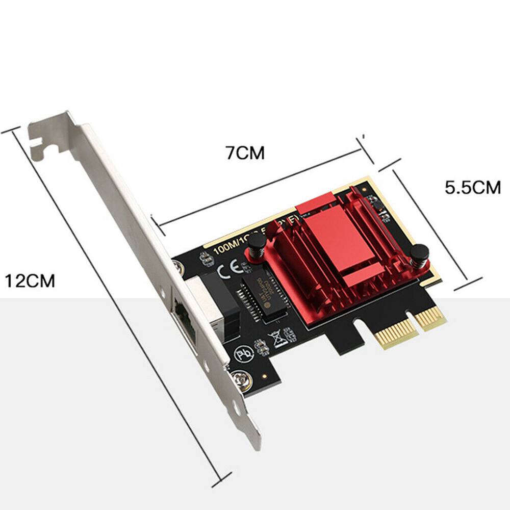 PCIE X4 2.5Gbps Ethernet Network Adapter PCIe diskless PXE boot LAN Card RTL8125