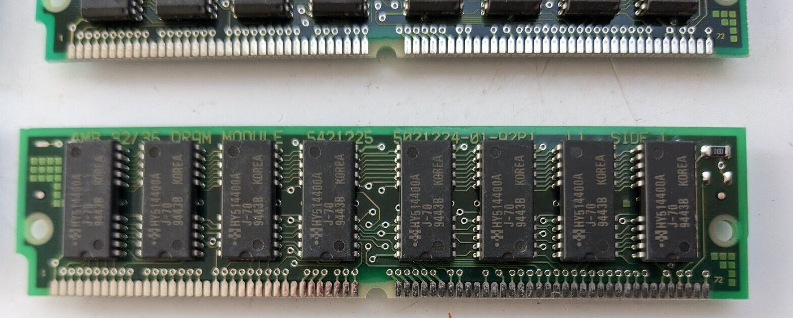 8 pieces of 4MB 72-Pin SIMM 70ns BRAND NEW NOS DEC Digital brand