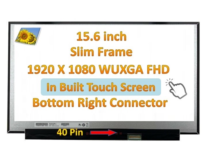 Acer KL.15605.060 B156HAK02.0 Lcd Touch Screen Panel 15.6″ FHD 40 Pin