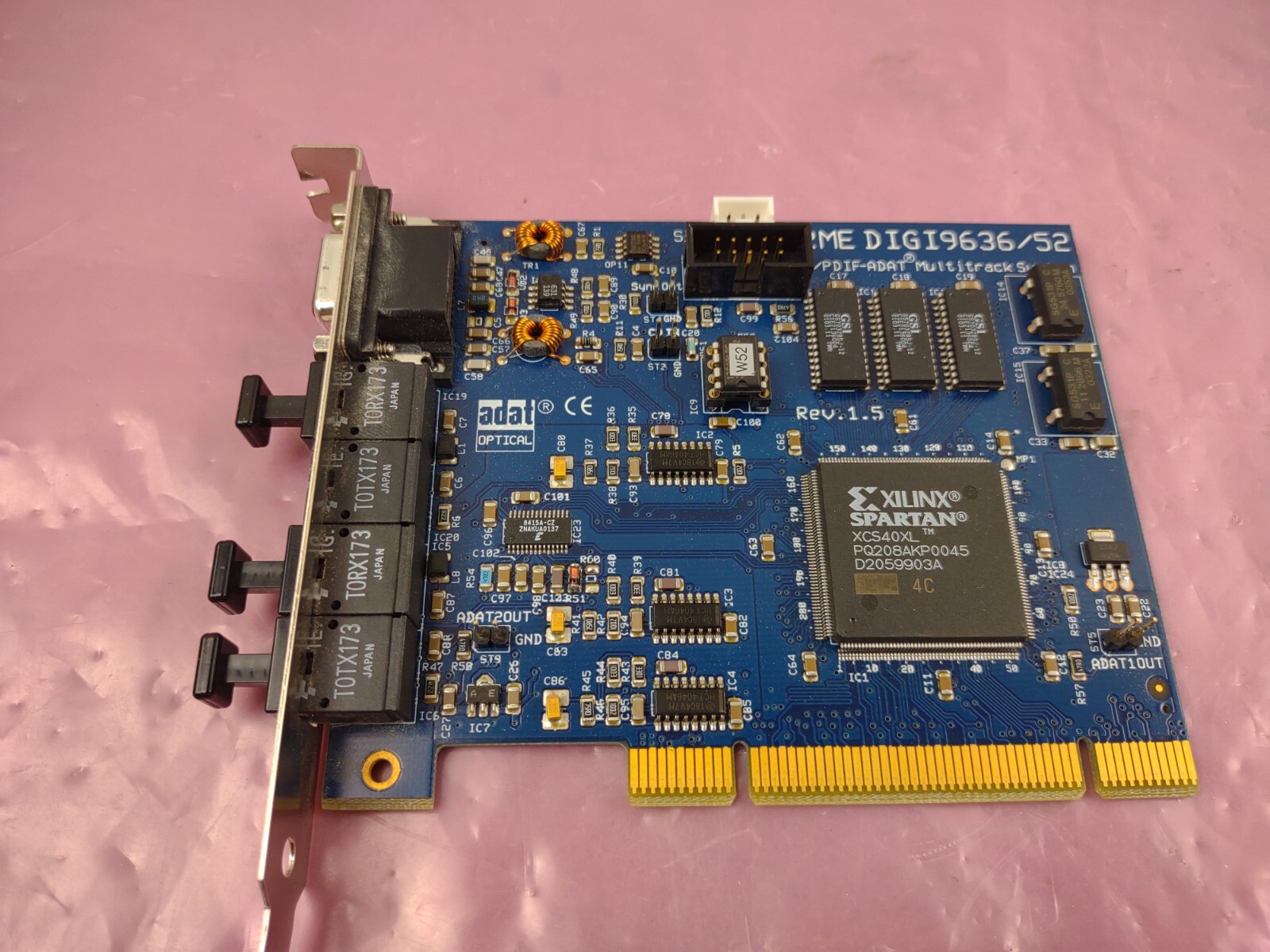 RME Germany DIGI-9636/52 9652 ADAT S/PDIF Digital Sound Card Expansion Board