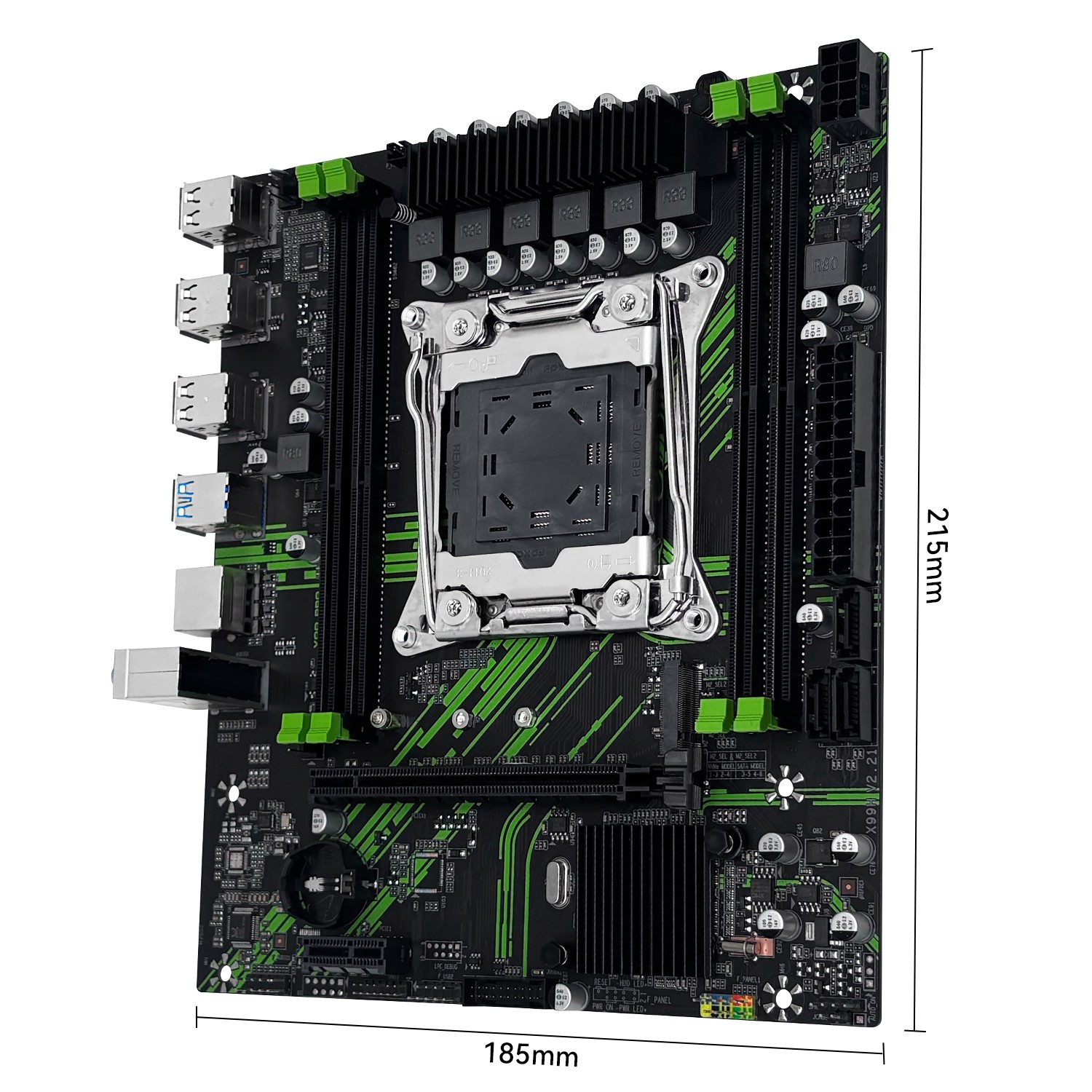 X99 PR9 Motherboard DDR4 RAM SATA M.2 NVME M.2 LGA 2011-3 for Xeon E5 V3 V4 CPU