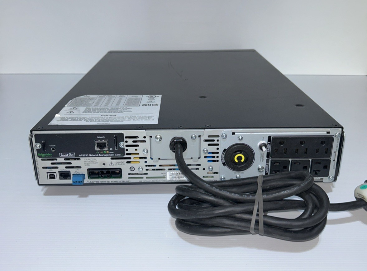 APC SMX2000RMLV2U Smart-UPS X 1920 VA Rack-mountable UPS – 1920 w/New Batteries