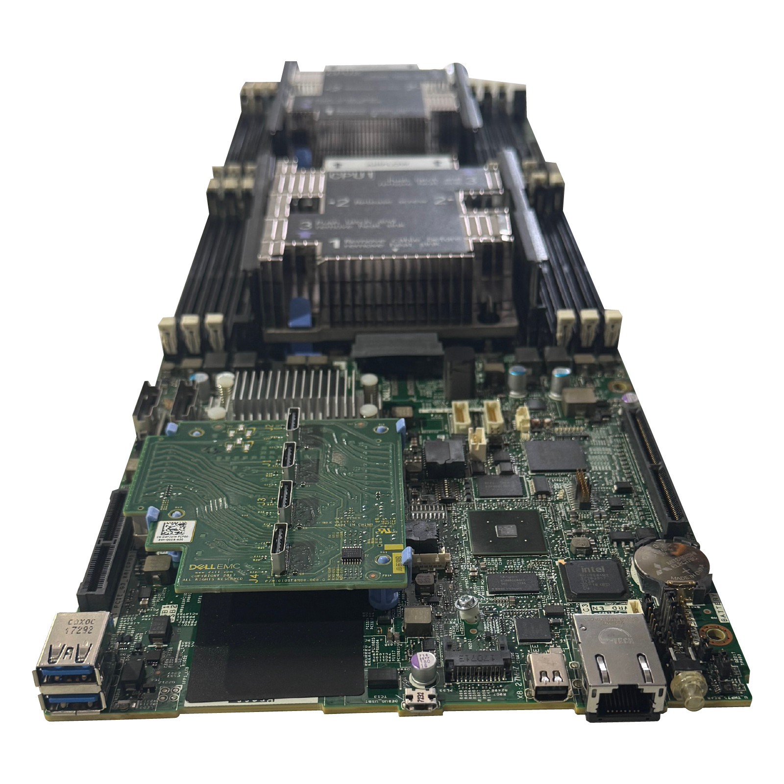 Dell EMC LGA 3647 Node Motherboard for PowerEdge C6420 C6400 Server w/ Heatsinks