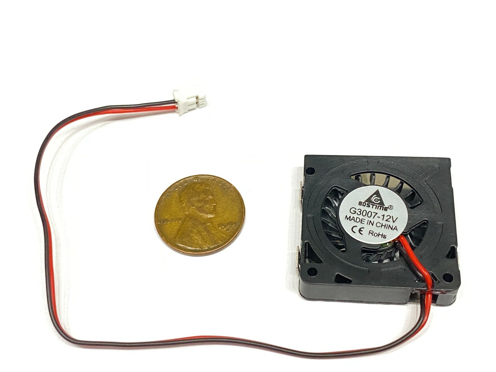 4 Pieces 3d printer fan DC 12V 3007 3CM mini turbo blower cooling 2pin mini