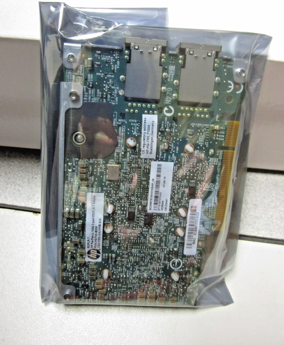 HP FLEX FABRIC 10Gb 2-PORT #533FLR-T ADAPTER P/N 700757-001 – NEW IN PACKAGE