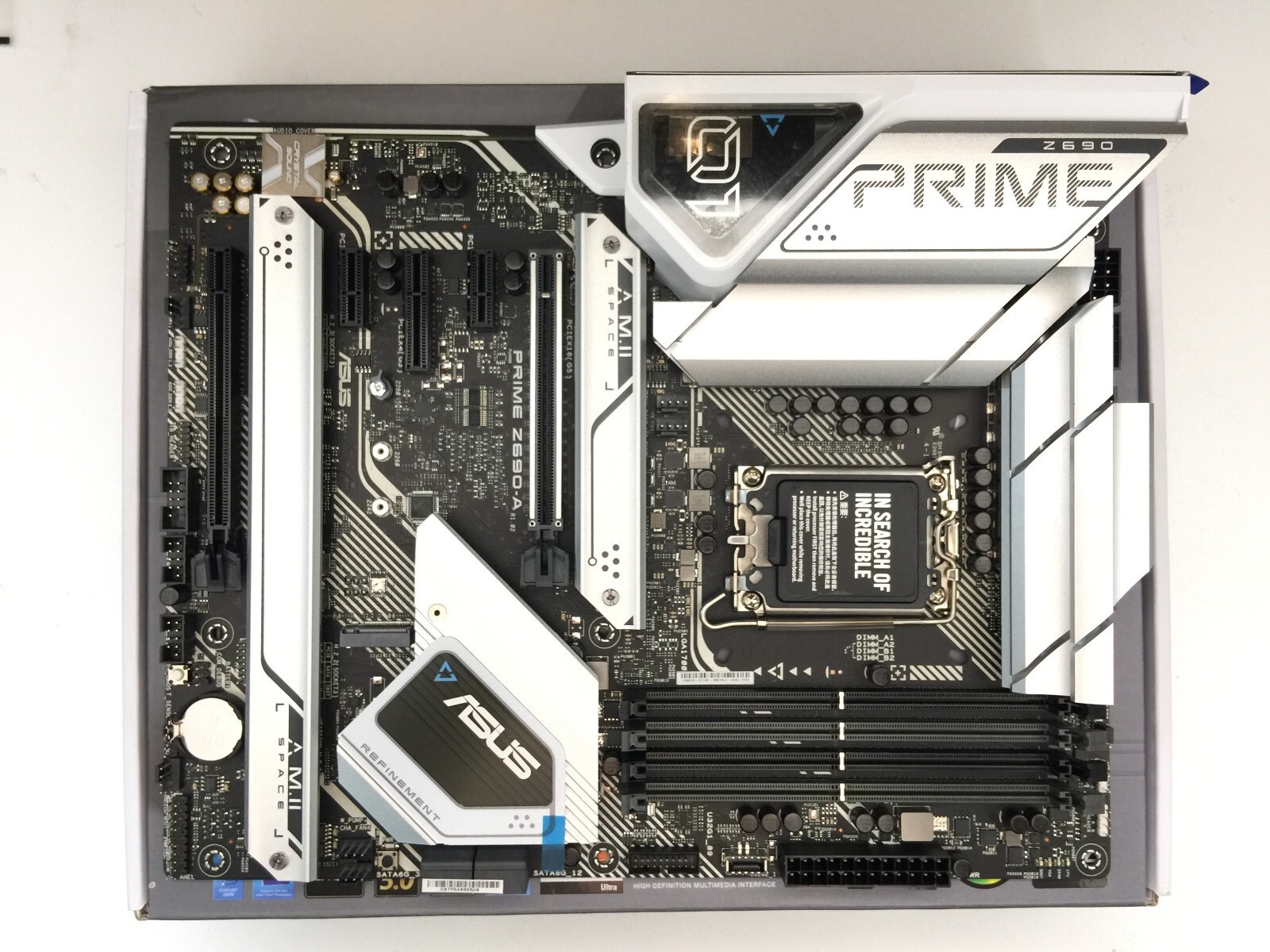 ASUS PRIME Z690A ATX LGA1700 DDR5 PCIe Gen5 4x M2 25G LAN Intel Motherbo G2U