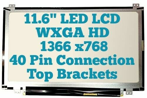 N116BGE-L42 Rev C1 with top & bottom brackets NEW 11.6″ Glossy LED LCD Screen