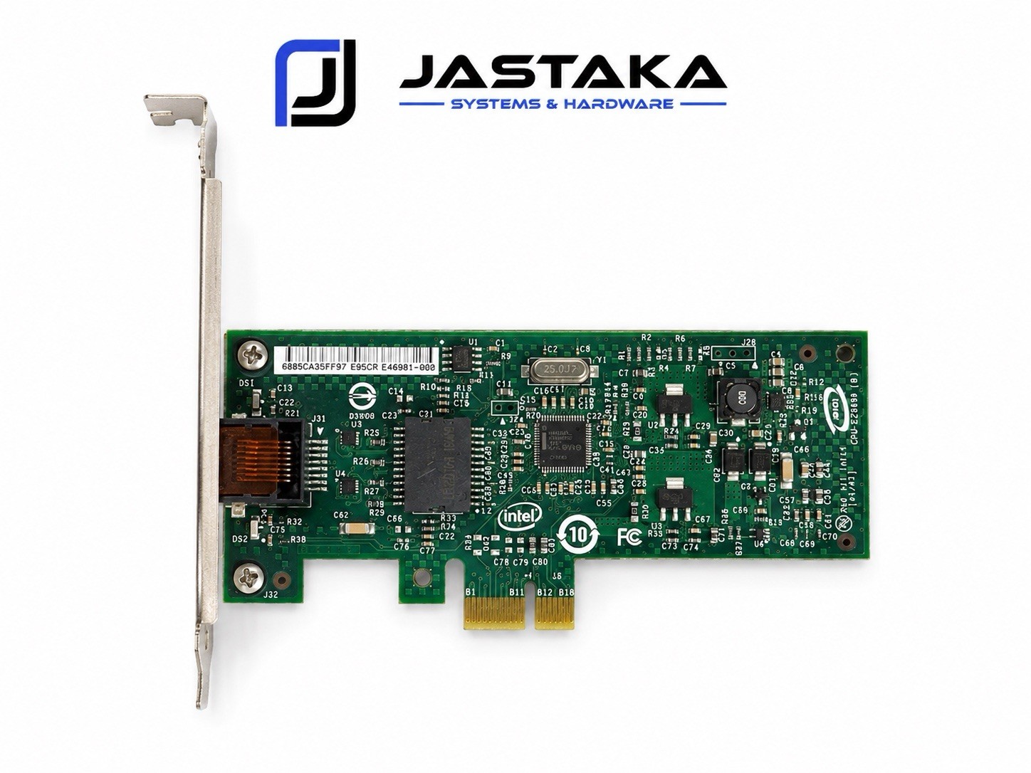 Intel Gigabit CT Desktop Adapter 1Gbps PCIe x1 RJ-45 Single Port Card