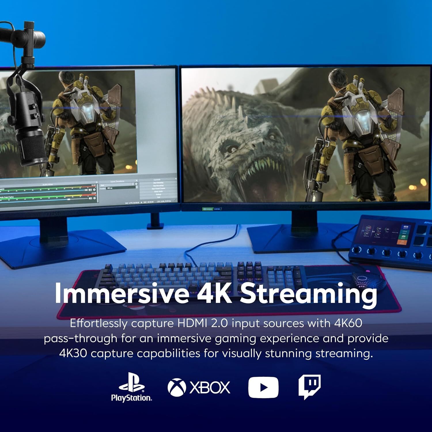 AVerMedia GC571 HDMI Capture Card, Live Streamer Ultra HD 4K60 Pass