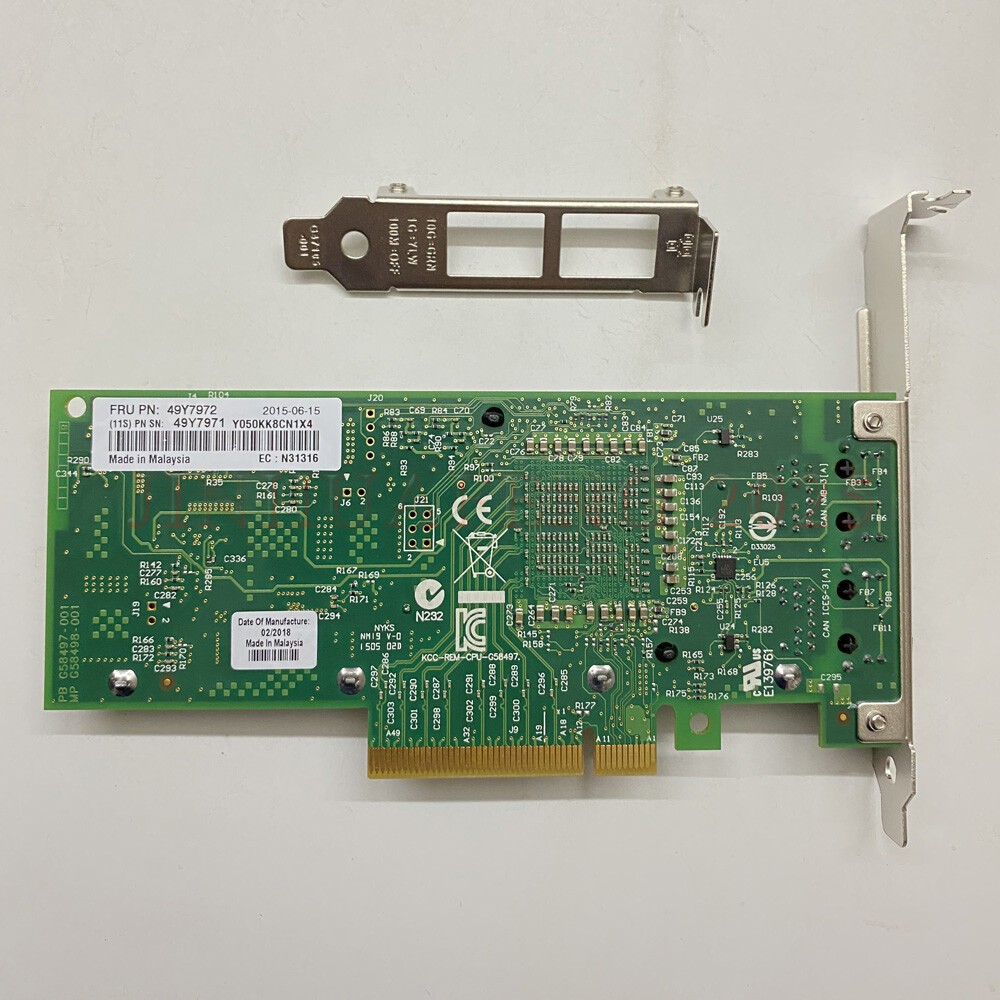 IBM 49Y7972 49Y7971 49Y7970 CONVERGED Dual Port 10G BaseT ADAPTER INTEL X540-T2