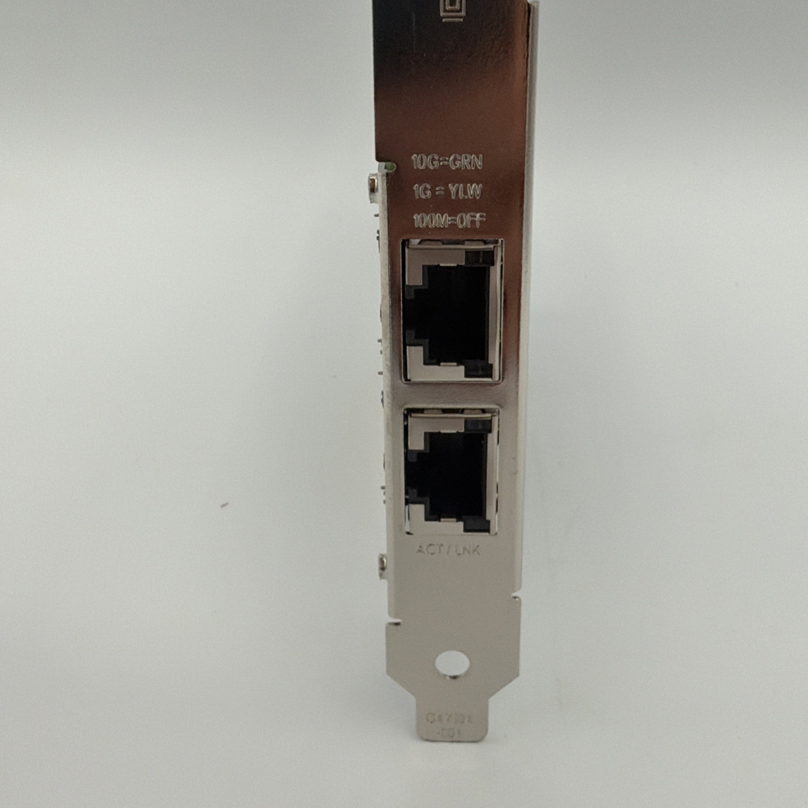 Intel / Lenovo x540-T2 Dual Port 10GbE RJ45 Low Profile Network Card – 49Y7972
